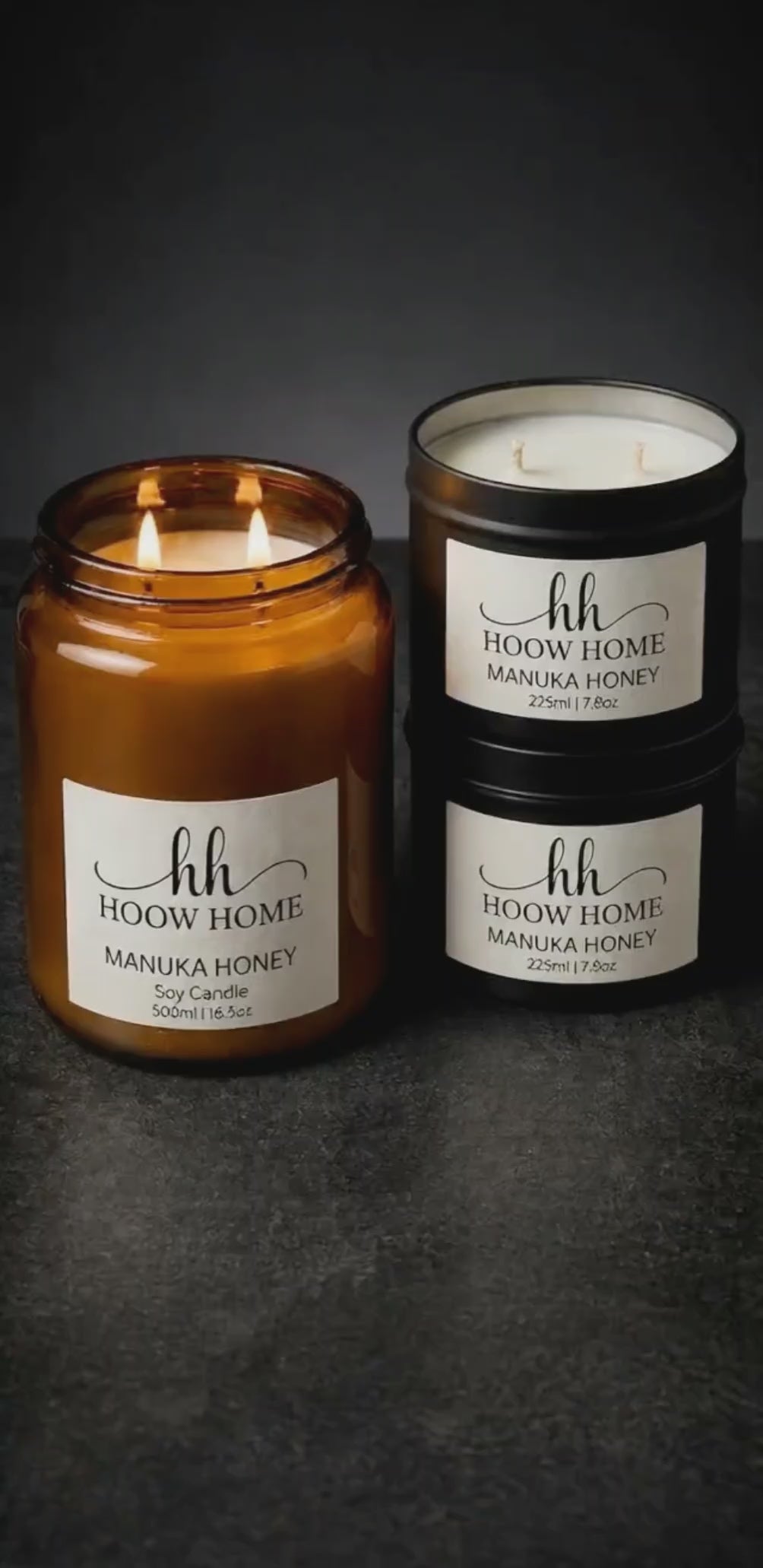 Manuka Honey Hand Poured Candle